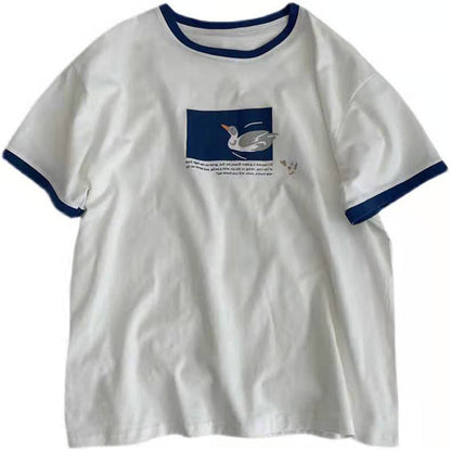 Oversize short-sleeved t-shirt women&