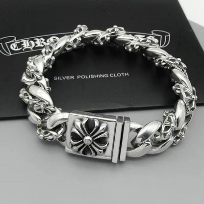 Retro domineering bracelet hip-hop personality men&