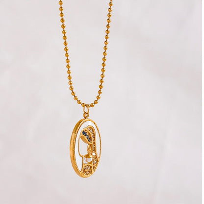 Girl with a pearl earring Pendant Necklace