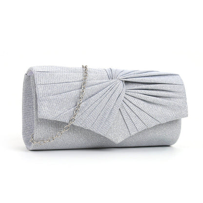 Pleated lace women&