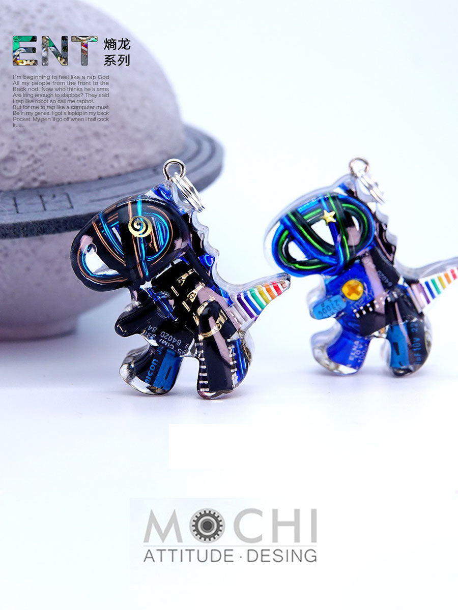Original Cyberpunk Little Dinosaur Delicate High Design Couple Necklace