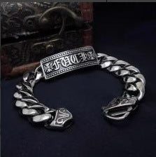 Retro domineering bracelet hip-hop personality men&