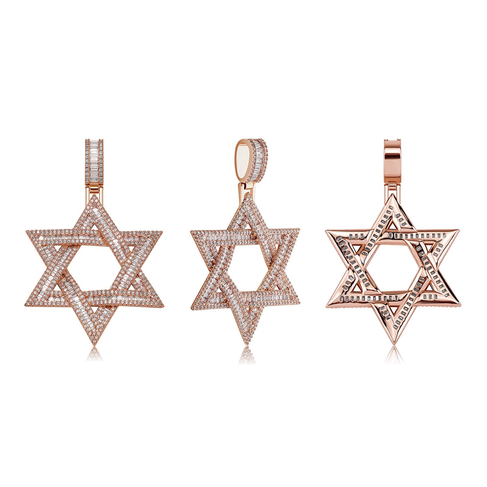 star of david necklace diamond pendant