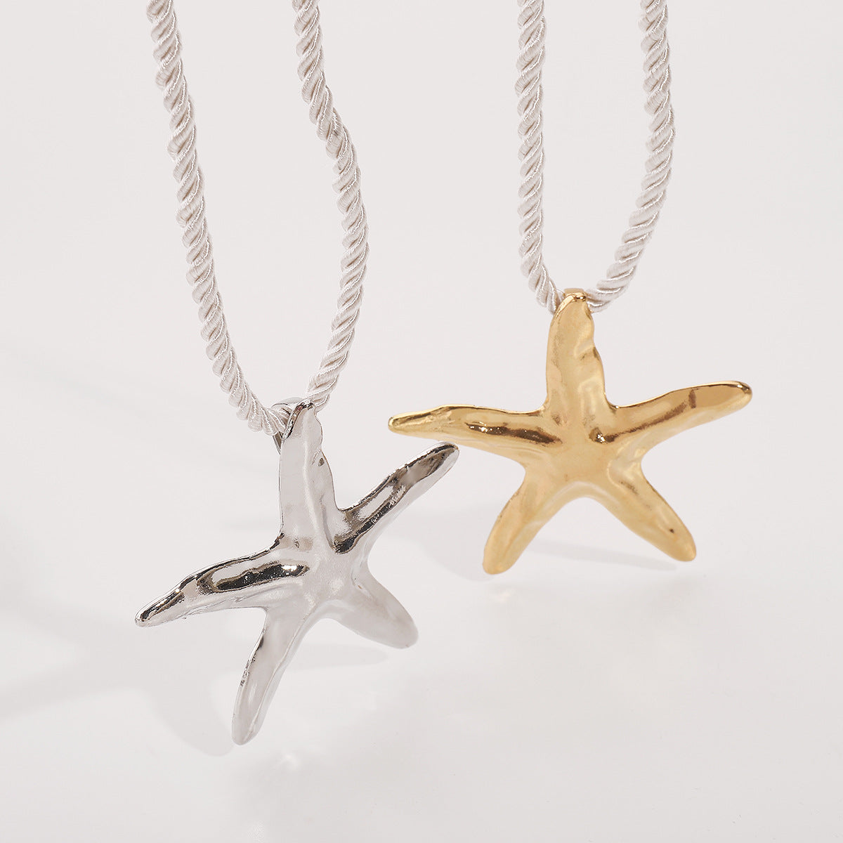 starfish necklace irregular alloy necklace