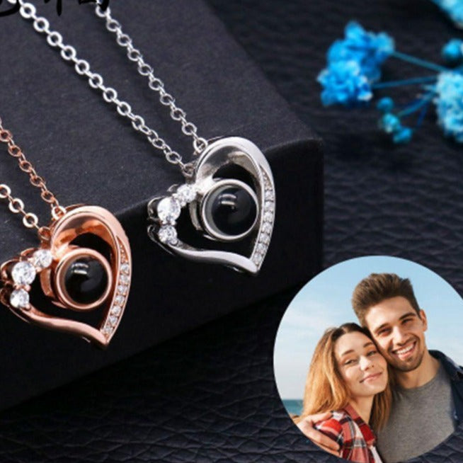 Heart Shaped Projection necklace