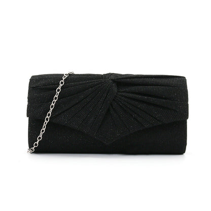 Pleated lace women&