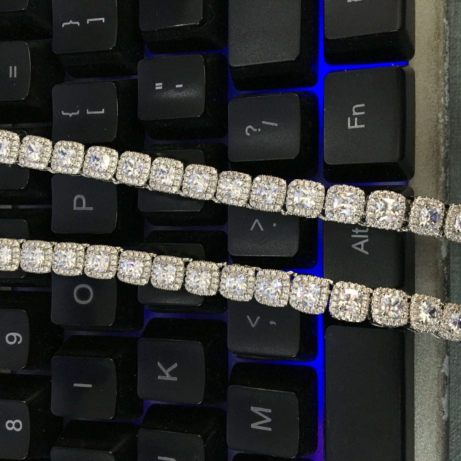 mens gold Gold Plated Rock Candy Chain necklace