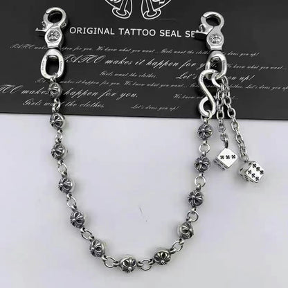 Retro chain waist trouser chain bag chain Key chain Retro dagger