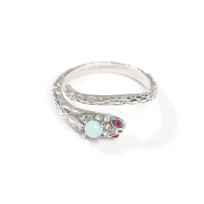Zircon snake open ring