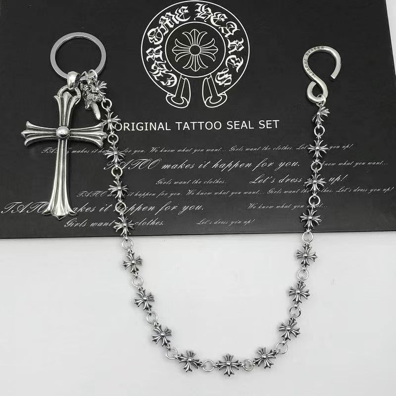 Retro chain waist trouser chain bag chain