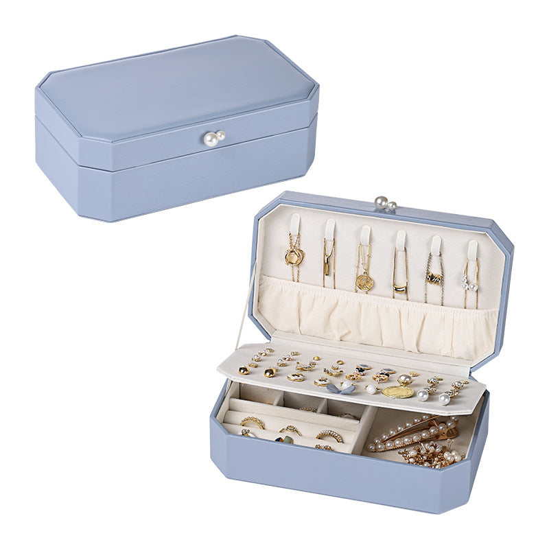 PU leather multi-layer large capacity jewelry box
