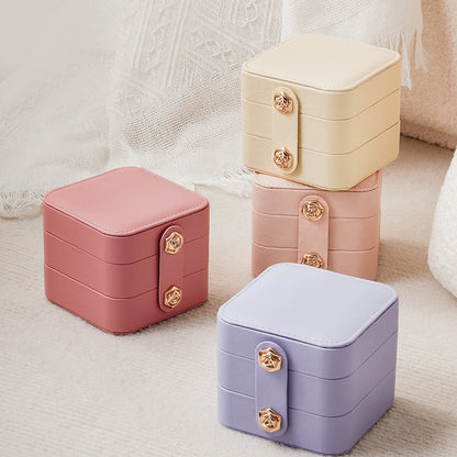 Three-layer magic cube jewelry box
