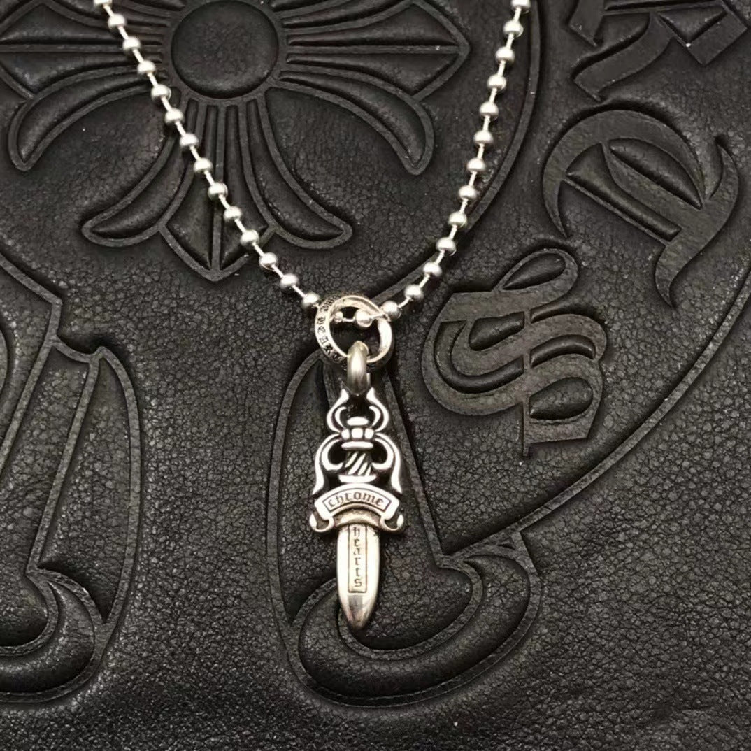 Small Retro Dagger Necklace