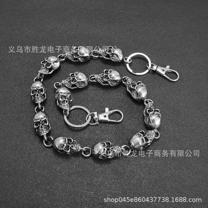 dark skull chain