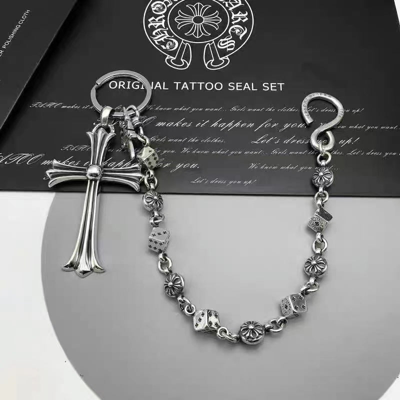 Retro chain waist trouser chain bag chain Key chain Retro dagger