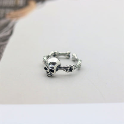 Skull open ring