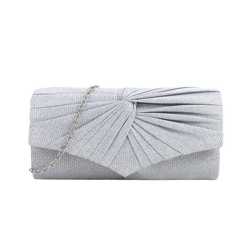 Pleated lace women&