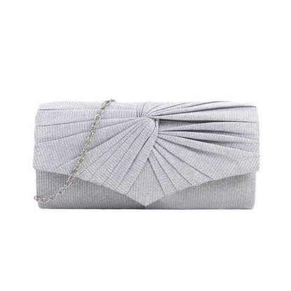 Pleated lace women&
