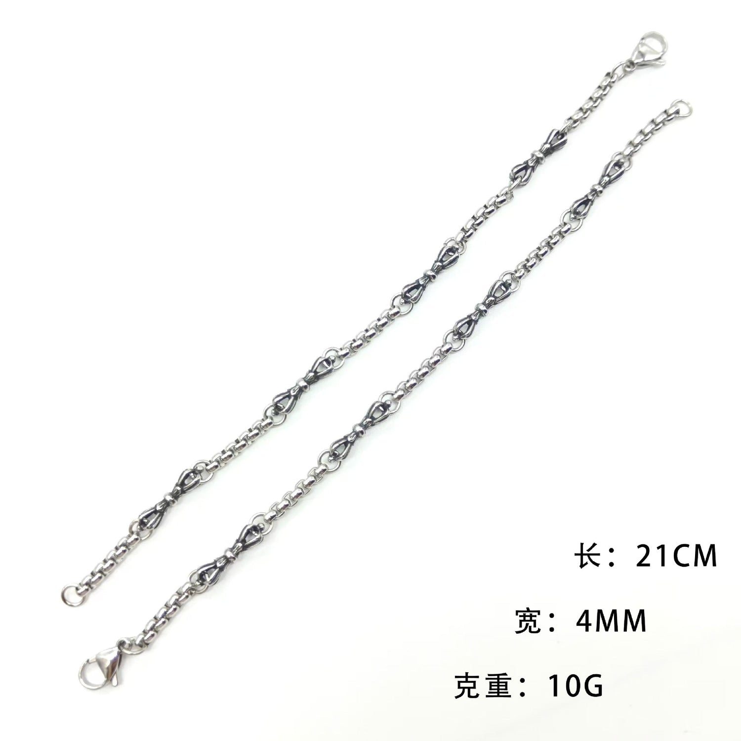 Vajra stainless steel retro simple bracelet