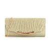 Pleated stitching chain crossbody Clutch Handbag