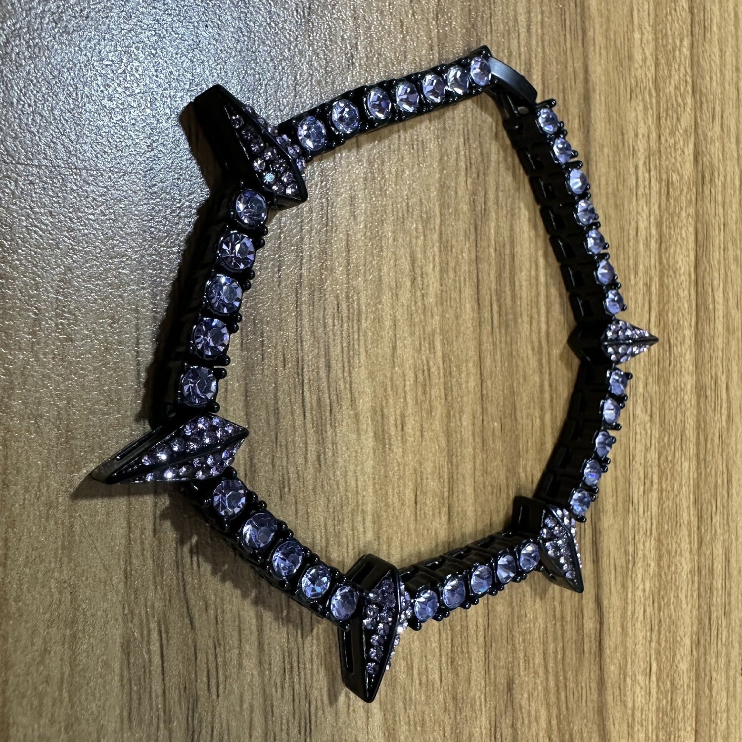 diamond tennis chain Black Panther bracelet