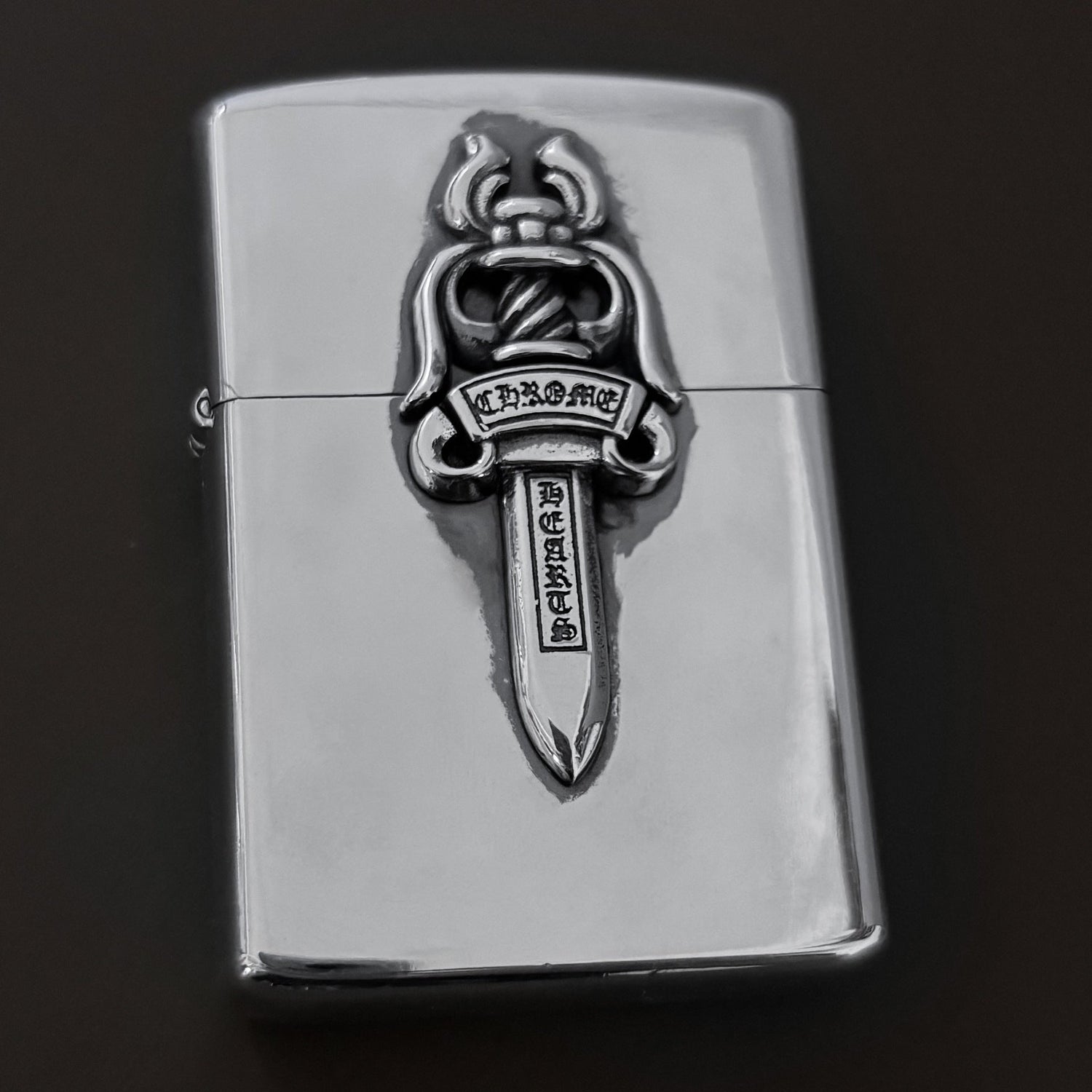 flame cross sword tongue anchor retro lighter