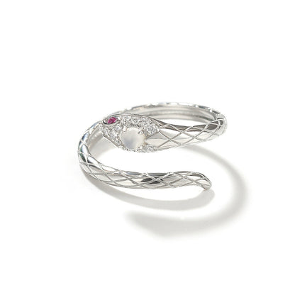 Zircon snake open ring