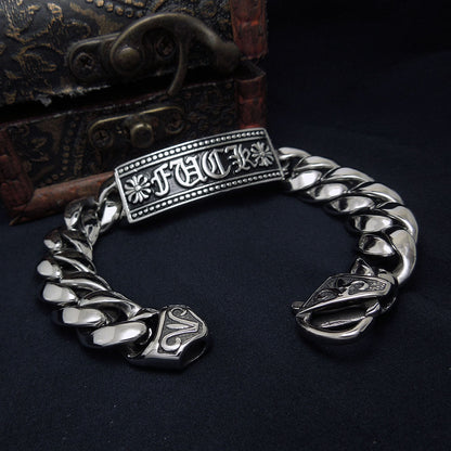 Retro domineering bracelet hip-hop personality men&