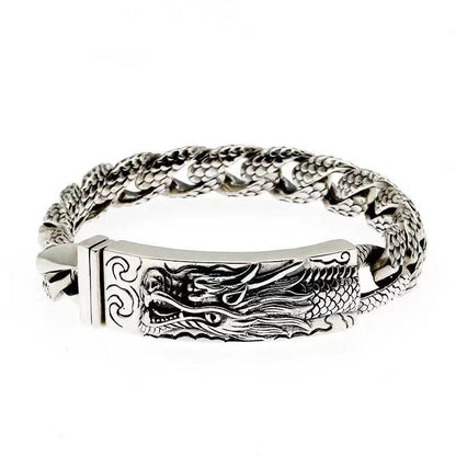 Domineering dragon pattern bracelet
