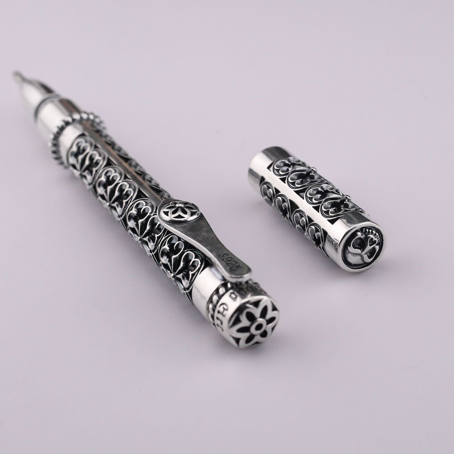 Hollow carved business signature pen
