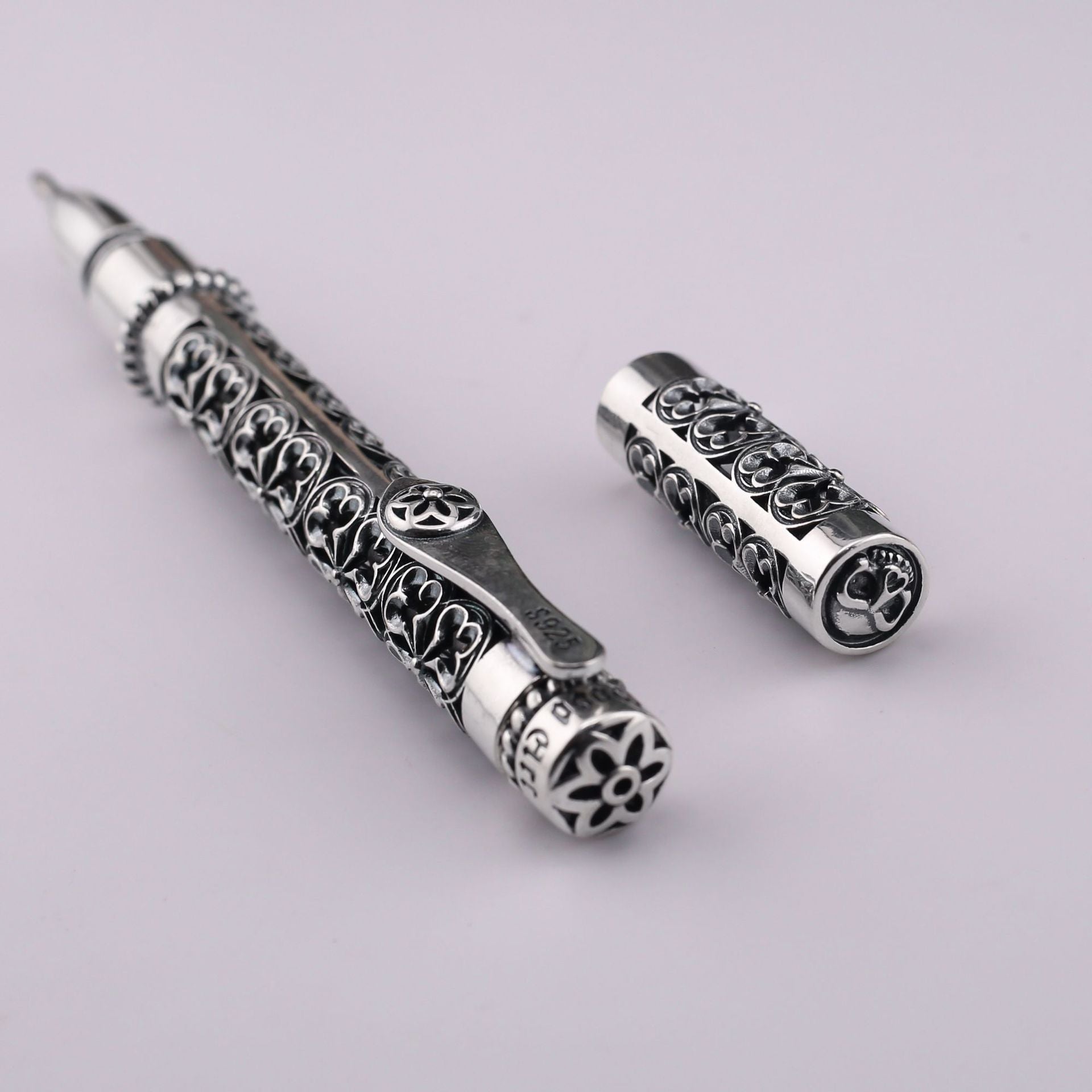 Hollow carved business signature pen