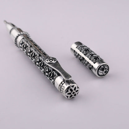 Hollow carved business signature pen