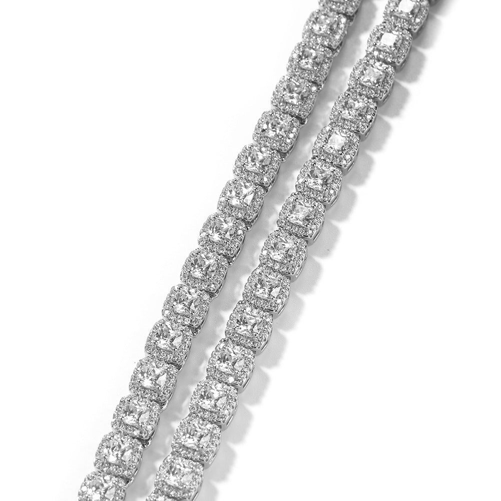 mens gold Gold Plated Rock Candy Chain necklace