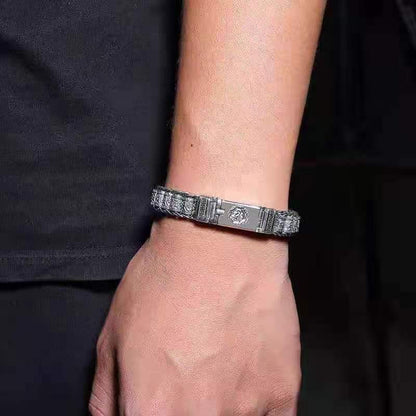 Six-character mantra roller bracelet