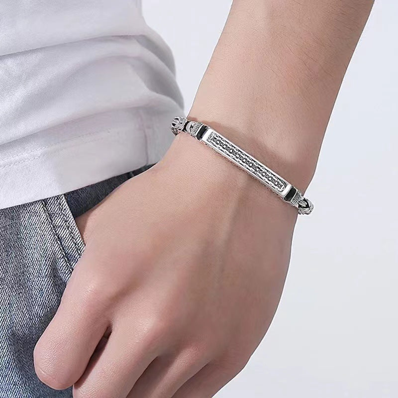 Fashion keel peace pattern braided bracelet