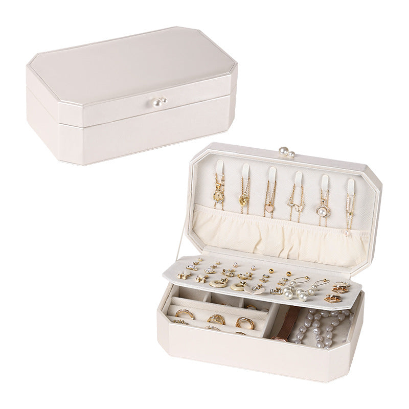 PU leather multi-layer large capacity jewelry box