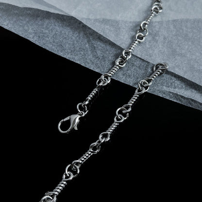 Double Cross Diamond Necklace Hip Hop Pendant
