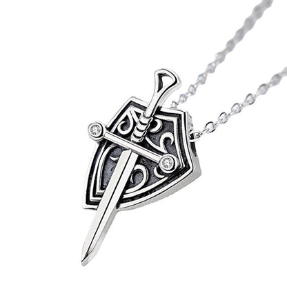 Princess and Knight Couple Necklace Men&