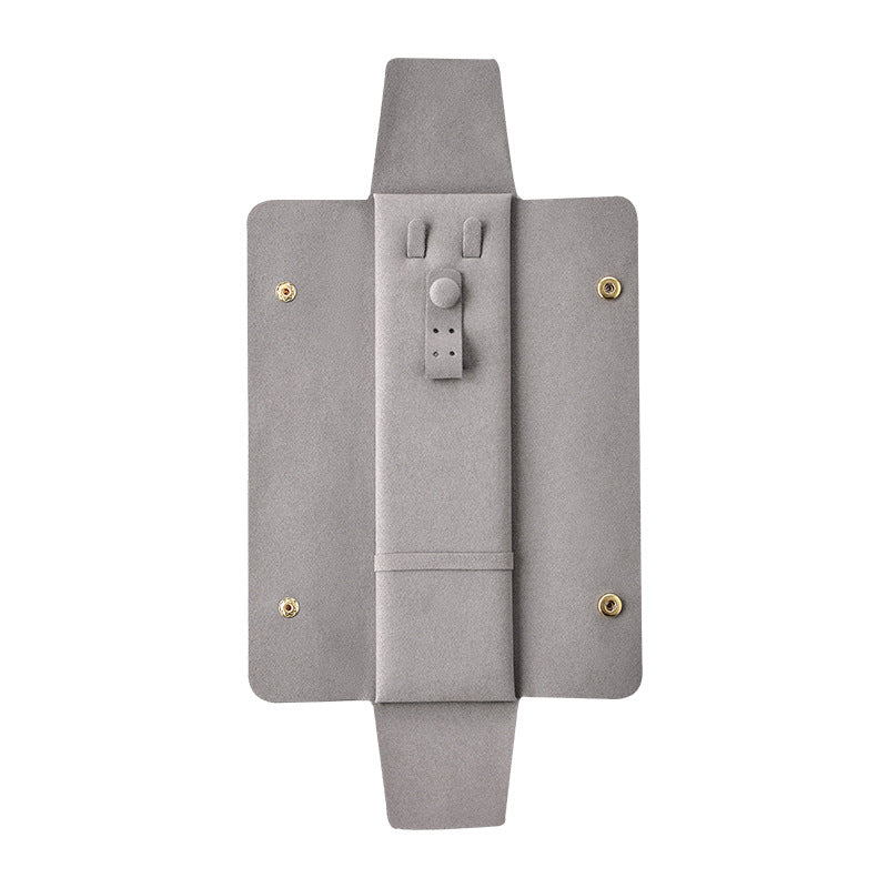 High-end microfiber leather necklace clutch bag