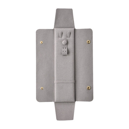 High-end microfiber leather necklace clutch bag