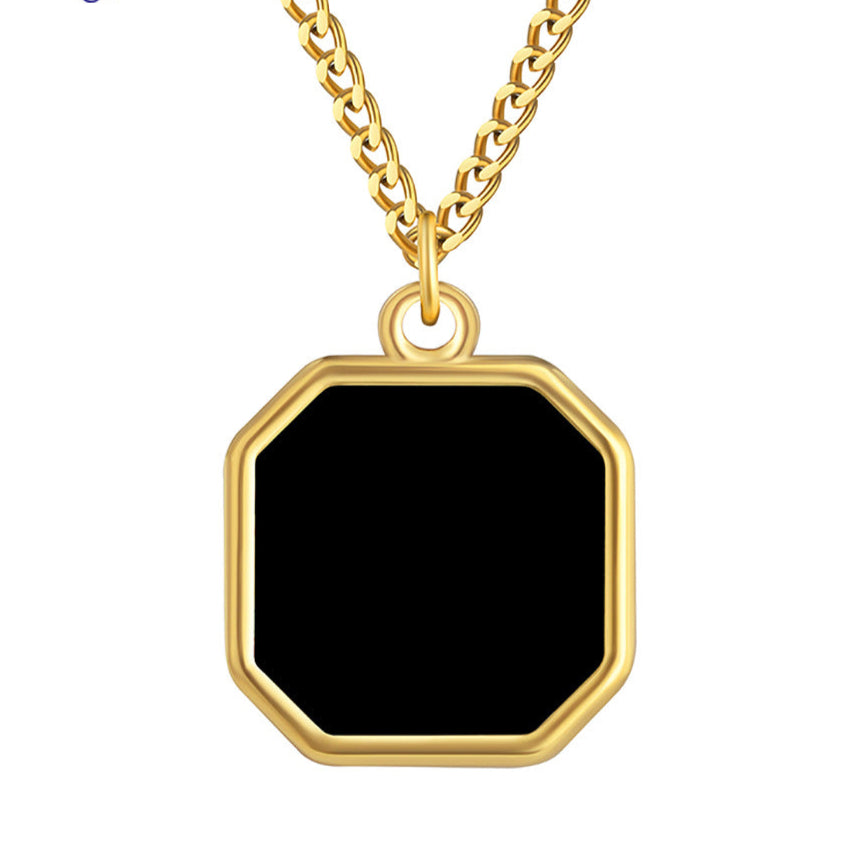 Personalized photo heating color changing necklace