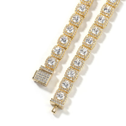mens gold Gold Plated Rock Candy Chain necklace