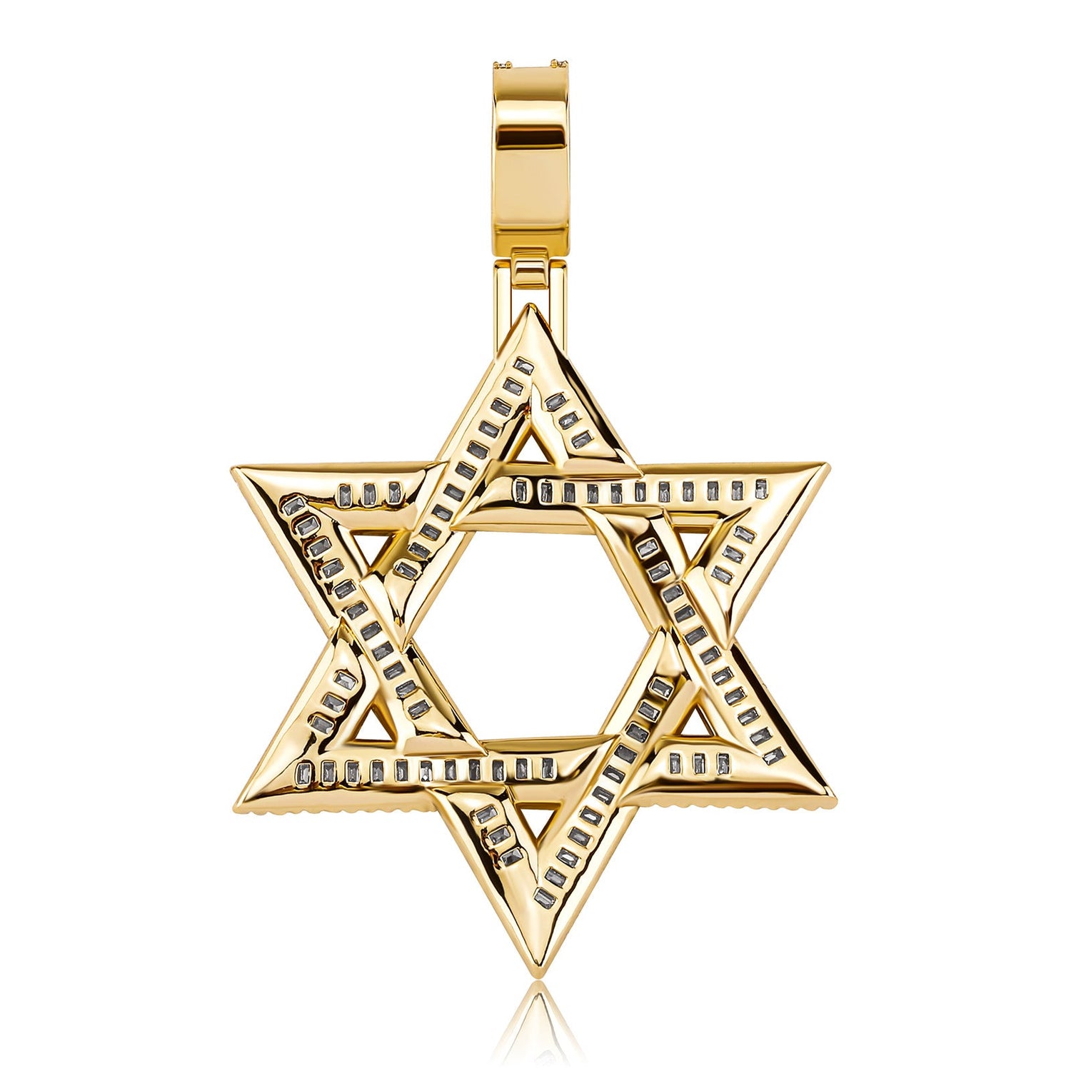 star of david necklace diamond pendant