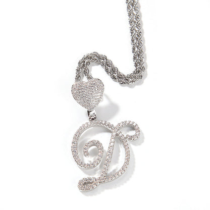 mens gold chain love button head floral necklace
