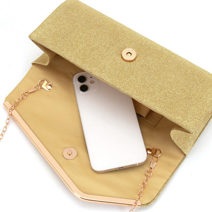 Round bottom metal flap versatile cosmetic bag