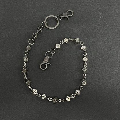 vajra dice metal waist chain