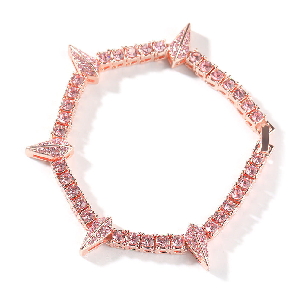 diamond tennis chain Black Panther bracelet