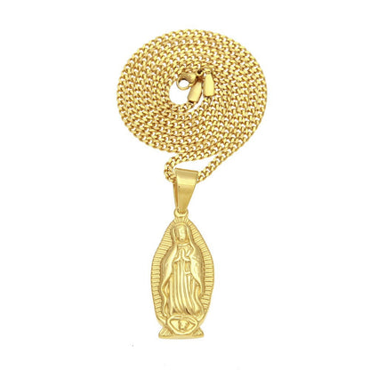Hip Hop Winged Angel Pendant Necklace