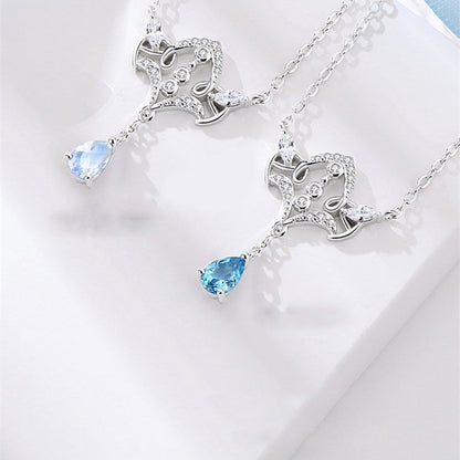 Princess and Knight Couple Necklace Men&