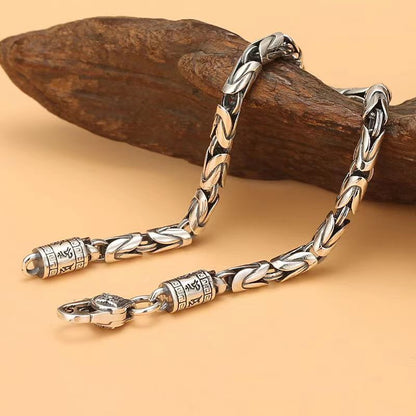 Peace pattern braided bracelet